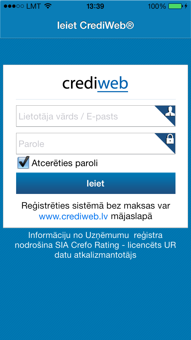 How to cancel & delete CrediWeb from iphone & ipad 1