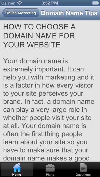 Online Marketing & Advertising Strategy