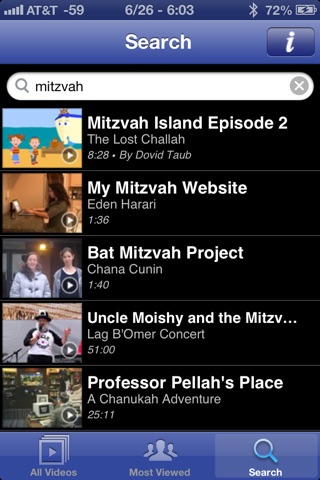 Jewish Kids Videos screenshot 3