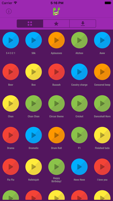 Screenshot #1 pour Fun Sounds Instant Buttons - Best Soundboard