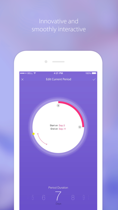 Period Tracker - Menstrual & Ovulation Calendarのおすすめ画像4