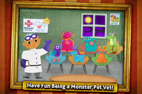 Tizzy Monster Pet Vet Lite screenshot 2