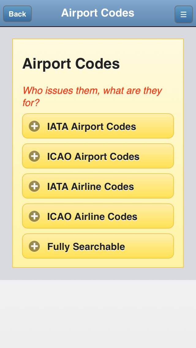 Airport Codes Databaseのおすすめ画像1