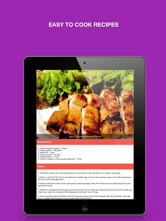 Screenshot #6 pour Indian food recipe videos: Cook healthy rice Rotti