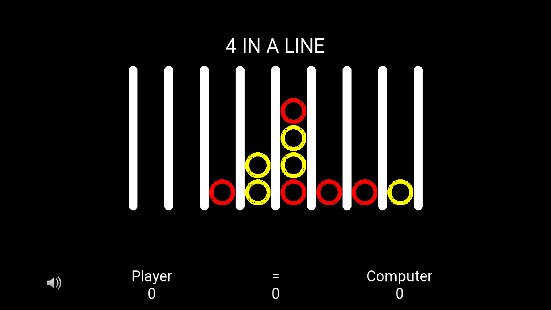 4 in a line