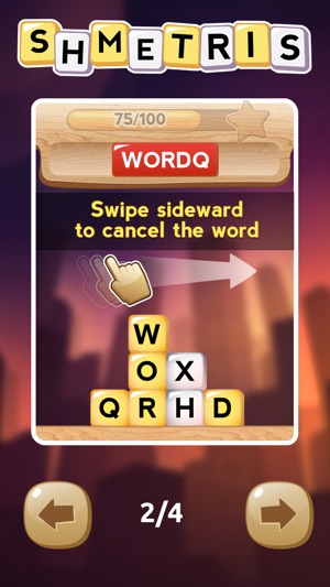 Shmetris - word game like letris(圖2)-速報App