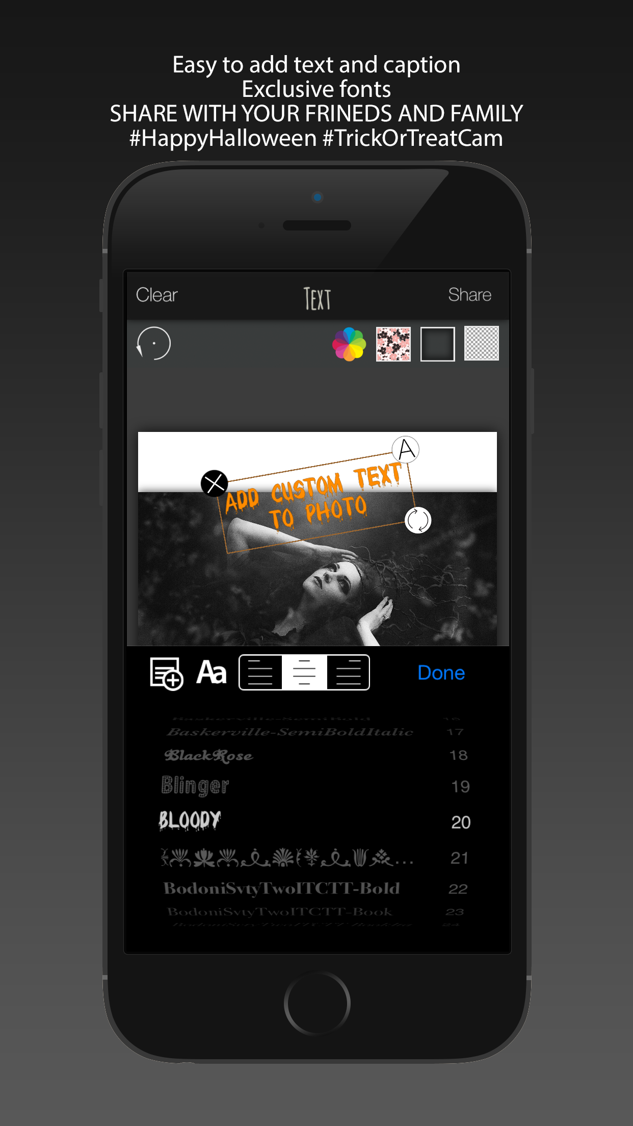 Trick or Treat Cam - Happy Halloween Background, Frame & Sticker screenshot 5