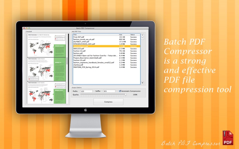 Screenshot #3 pour Batch PDF Compressor