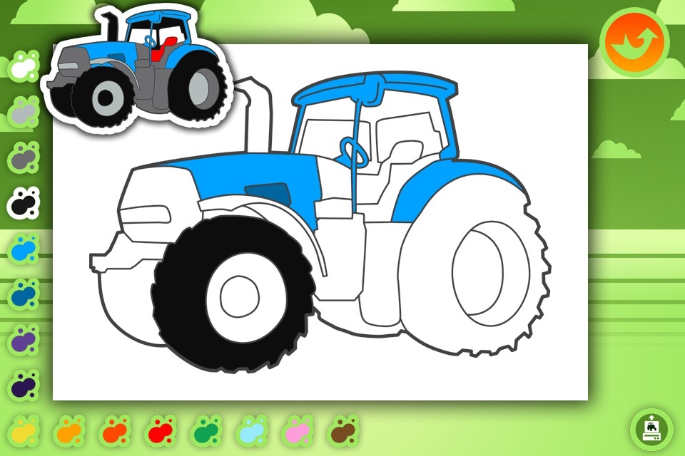 Farm Tractor Activities for Kids: : Puzzles, Drawing and other Games screenshot 3