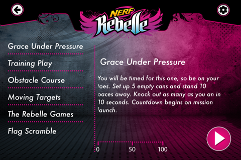 NERF Rebelle Mission Central screenshot 2