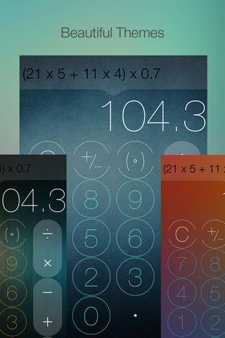 Calculatr - Free calculator for iPad iPhone screenshot 4
