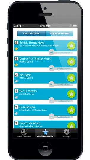 Captura de pantalla de AutoSquare - The Foursquare Automator en iPhone 2