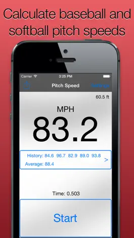Game screenshot Pitch Speed for Baseball and Softball - Track How Fast like Radar Gun mod apk