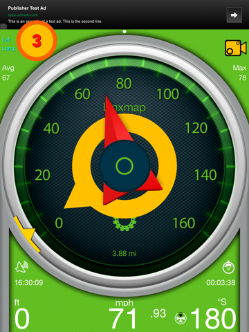 Gps Speedometer HD screenshot 2