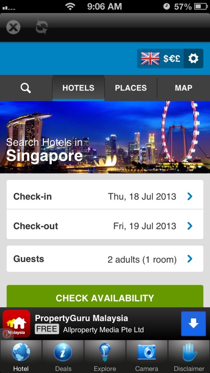 Singapore Hotels Booking