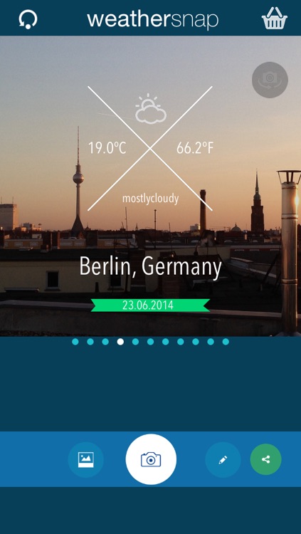 Weathersnap – Share Your Local Real-Time Weather with Beautiful Photo Skins