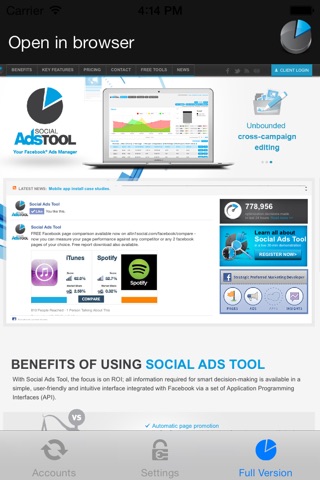 Social Ads Tool Lite screenshot 4