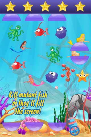 Mermaid Catch - A Pretty Ocean Girl Mermaids Vs. Crazy Bad Mutant Tropical Fish Sea Adventure Game screenshot 3