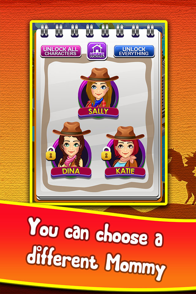 Cowgirl Mommys Newborn Baby Doctor - my salon nurse games