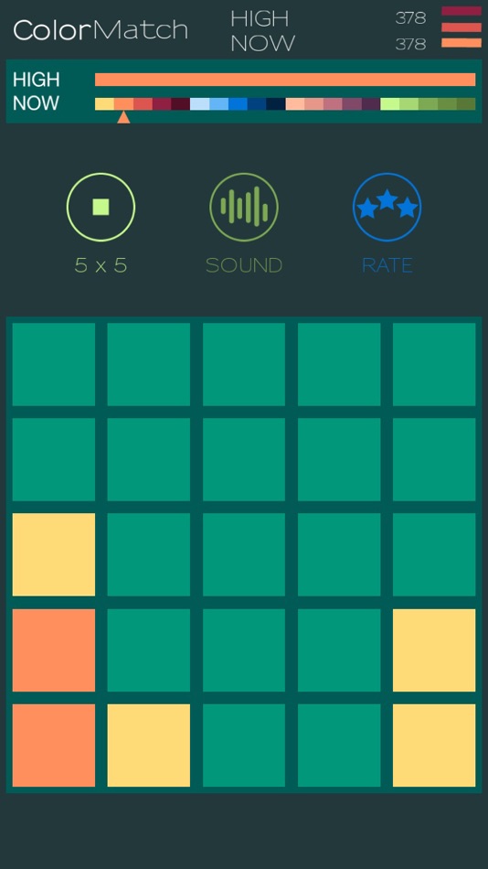 #2. Color Match 2048 (iOS) By: Ha Dong