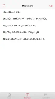 balance chemical equation iphone screenshot 2