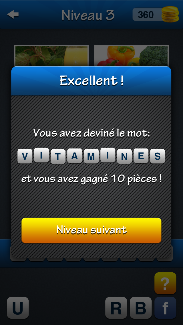 Screenshot #2 pour Quiz Photo - Quel est le mot ?