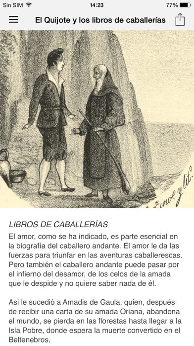 Screenshot #1 pour Quijote interactivo