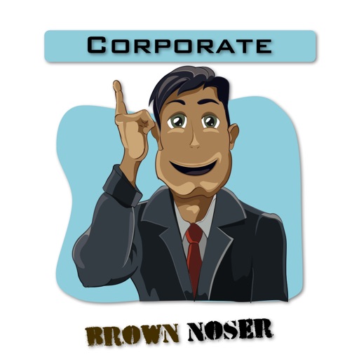 Corporate Brown Noser Icon