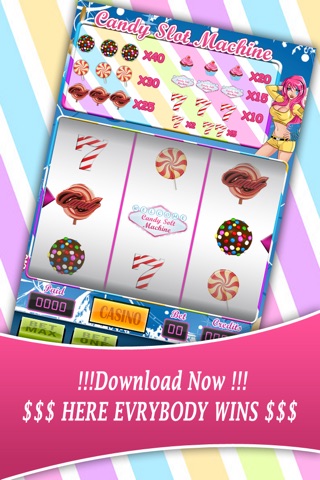 mega lucky Candy slot las vegas - Classic 777 casino SlotMachine screenshot 2