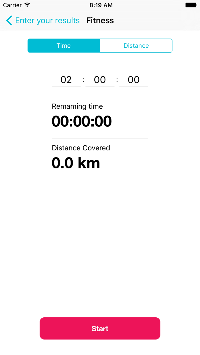 Running Calculator TSH
