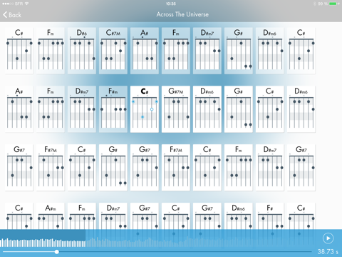 Screenshot #5 pour reChord - transcribe chords with guitar diagrams for all your songs