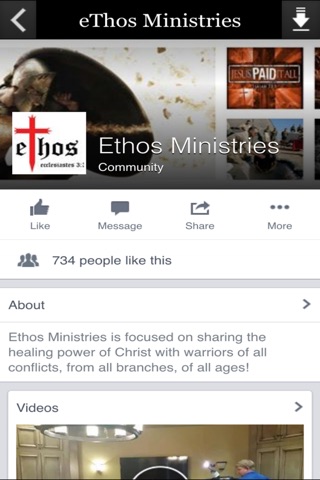 eThos Ministries screenshot 2