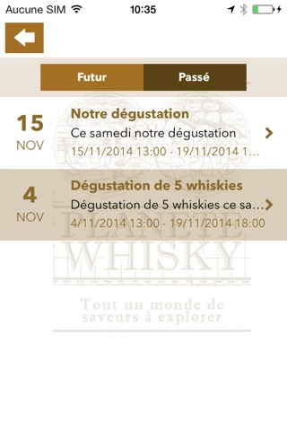 Planète Whisky screenshot 3