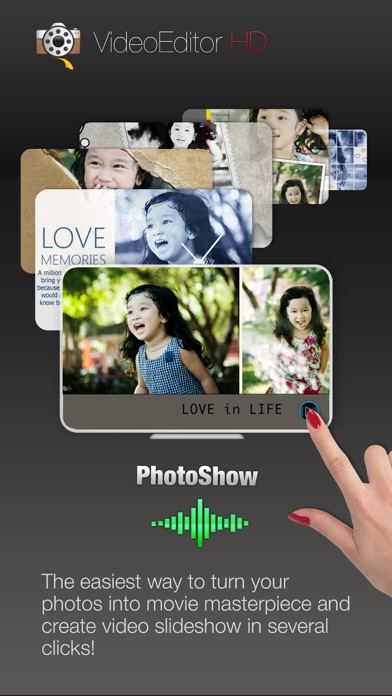 Screenshot #2 pour Video Editor HD - PhotoShow Free - Slideshow