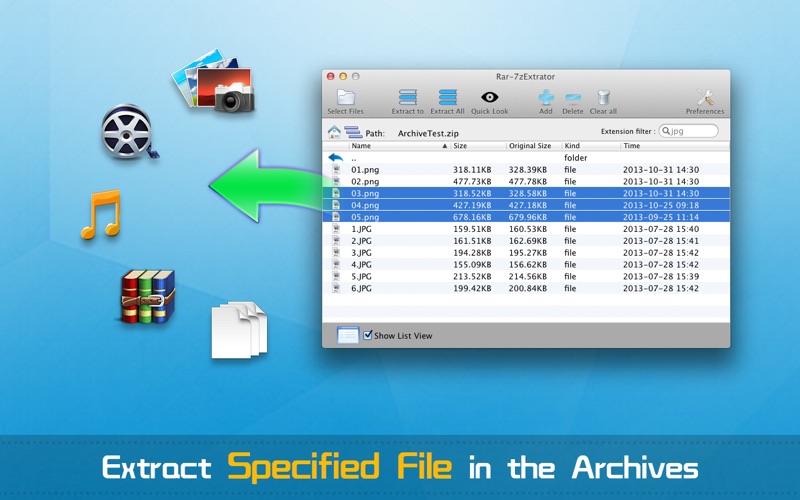 Screenshot #2 pour Rar-7Z Extractor