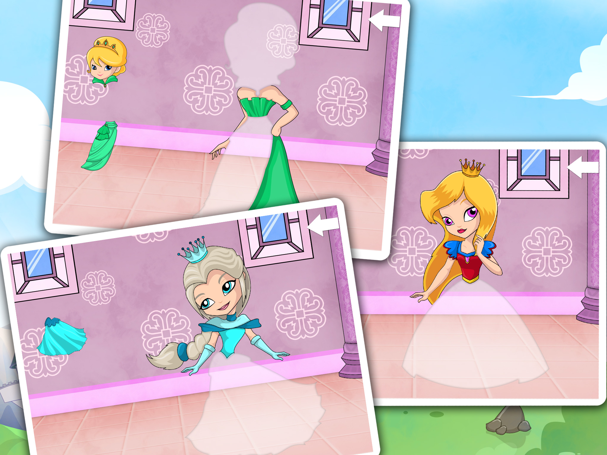 Princess puzzles for girls - Magical dress up puzzle games screenshot 5