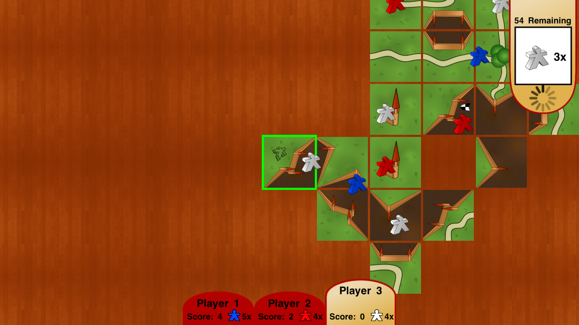 Castles board game
