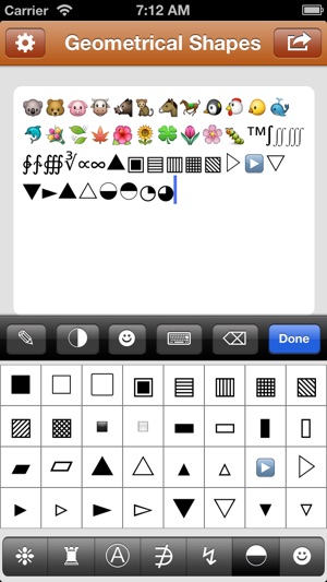 Emoji 表情特殊符號鍵盤 - 藝術文字, 笑臉圖標, 彩色符號, 文本字體, 適用于郵件, 短信, Facebook(圖5)-速報App