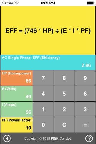 Electrician Calculator screenshot 4