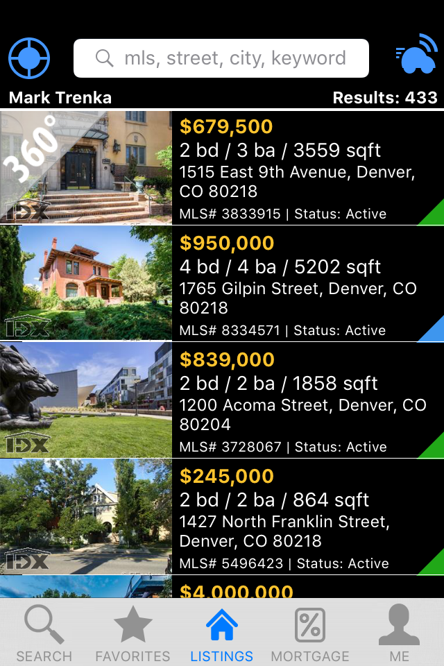 Century 21 Trenka Real Estate mobile by Homendo