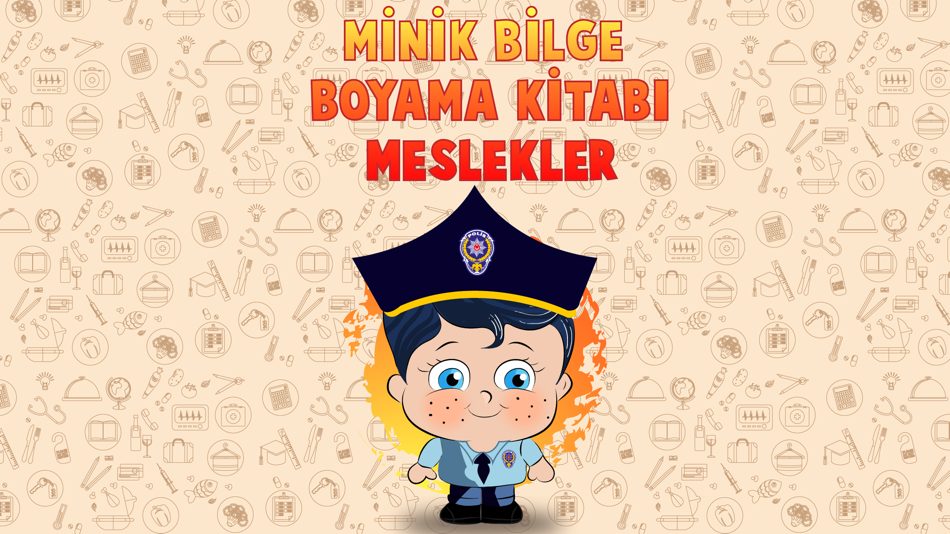 Meslekler Boyama Kitabı - Minik Bilge Meslekleri Öğreniyor - 1.0 - (iOS)