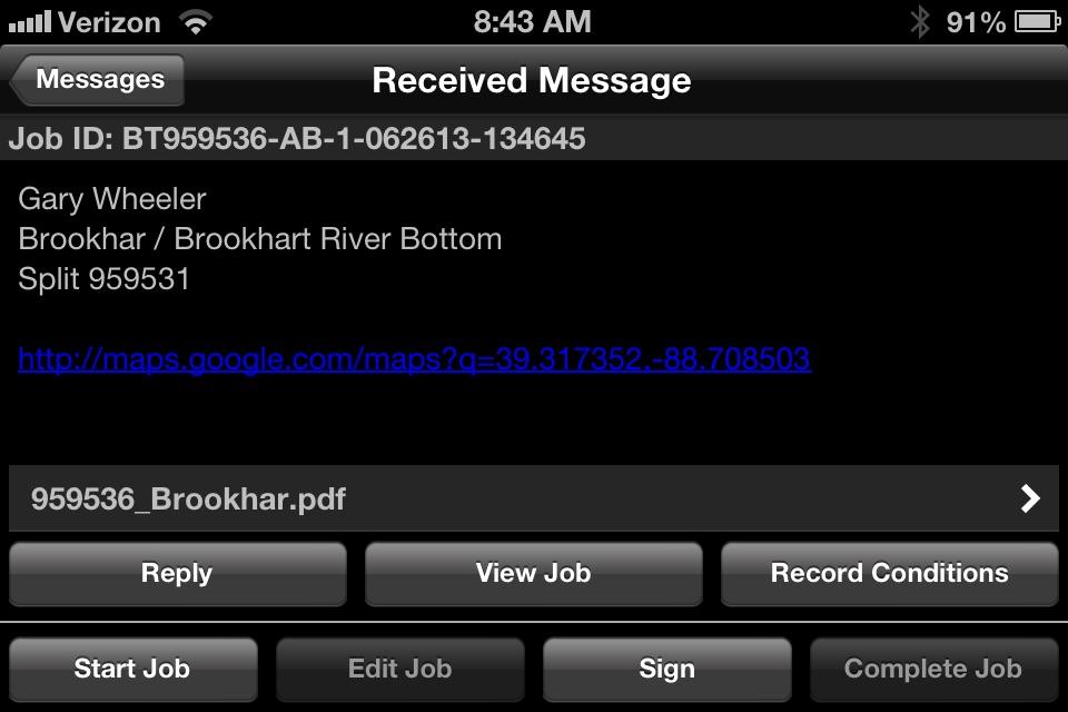 Agvance Job Manager screenshot 2