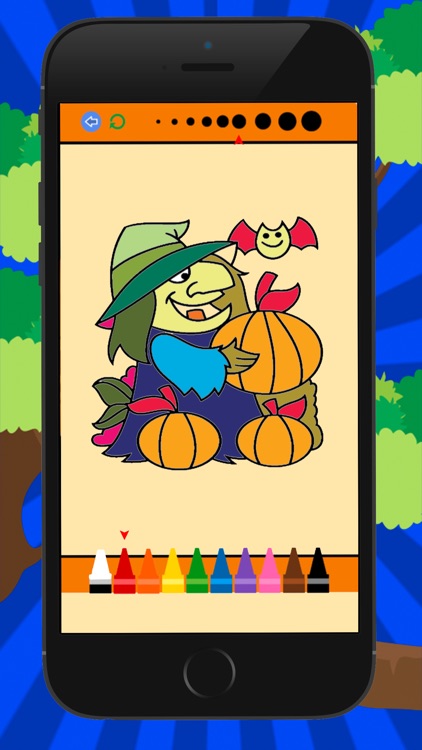 Halloween Coloring Book for Kid Games screenshot-3