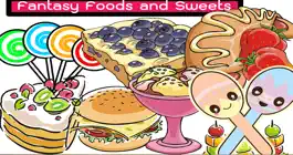Game screenshot Funny Sweets And Dessert Colorful Foods Coloring apk