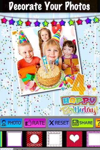 Birthday Picture Frames Pro screenshot 2