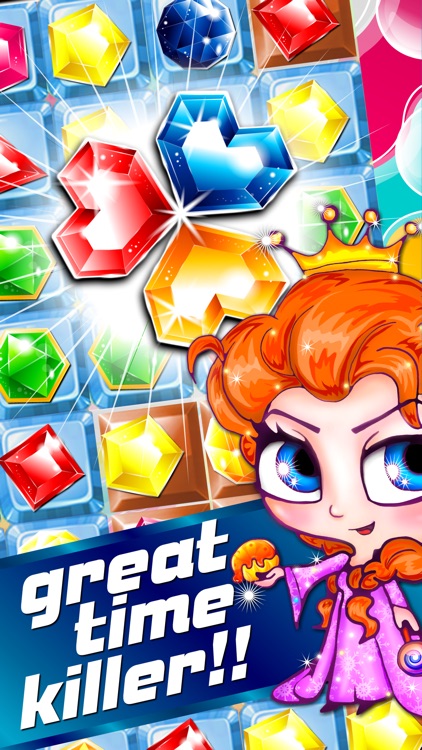 Blitz Fun Match-3 - diamond game and kids digger's quest hd free screenshot-3