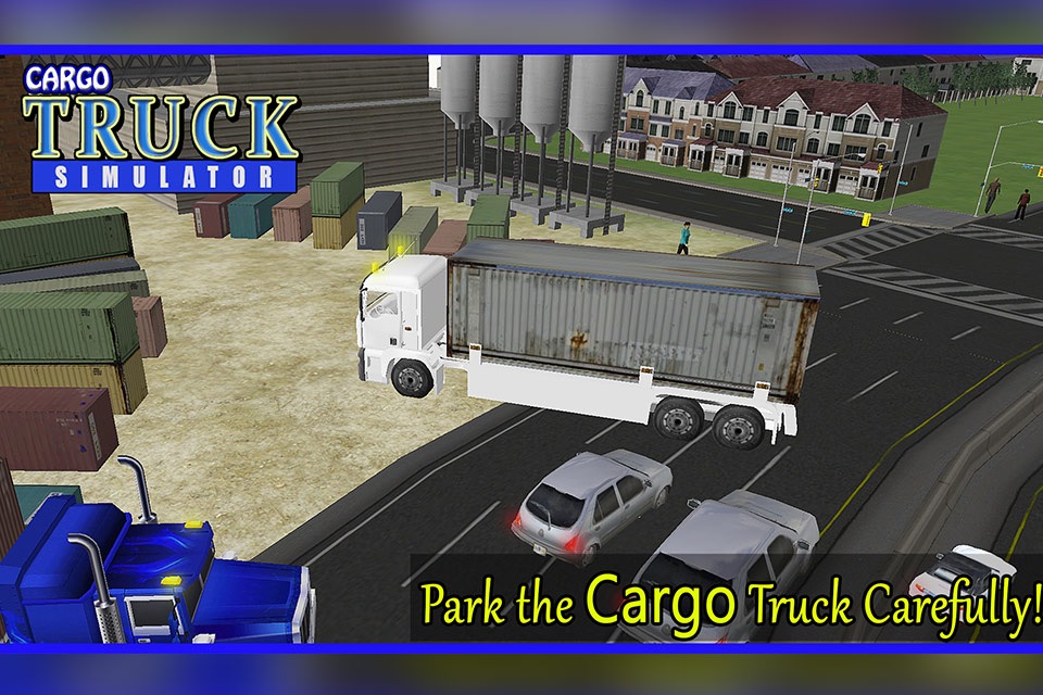 3D Cargo Truck Simulator - Trucker transportation & driver parking simulation game screenshot 4