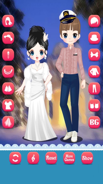 梦幻冬季婚礼换装 screenshot-4