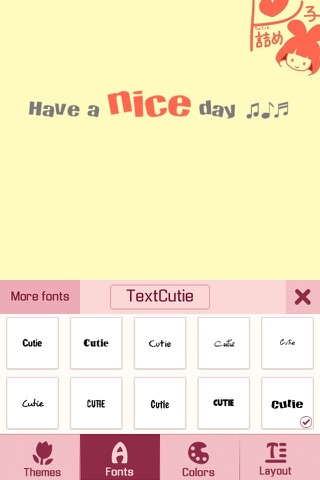 TextCutie Pro - Texting with Instagram&Photo Caption&Add Font,Sticker,Emoji on Background Pic screenshot 4