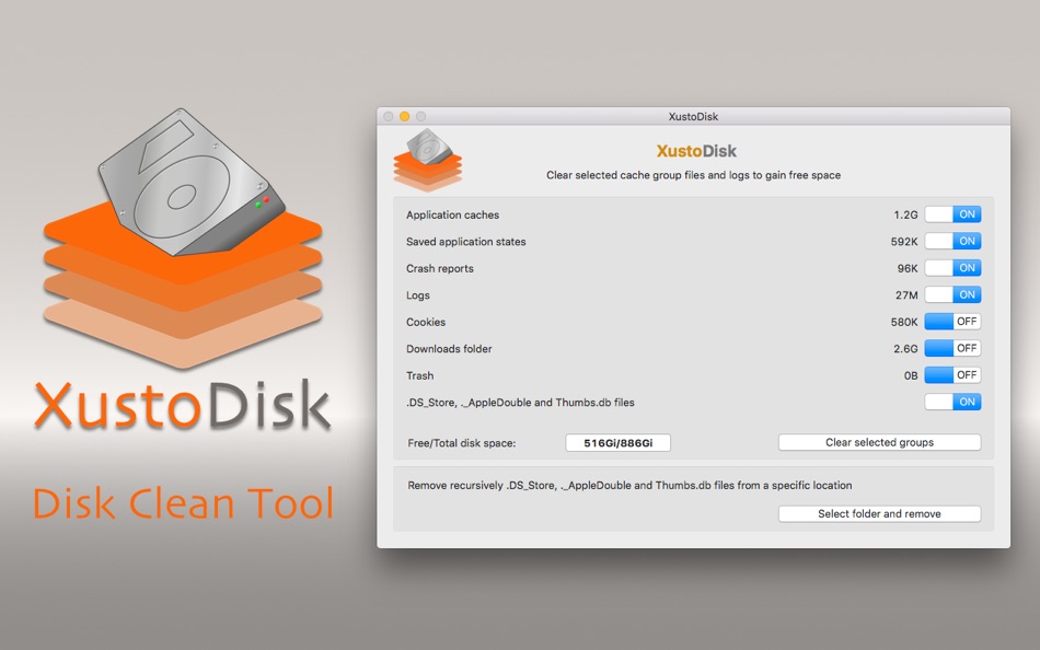 XustoDisk Disk Cleanup - 2.1 - (macOS)
